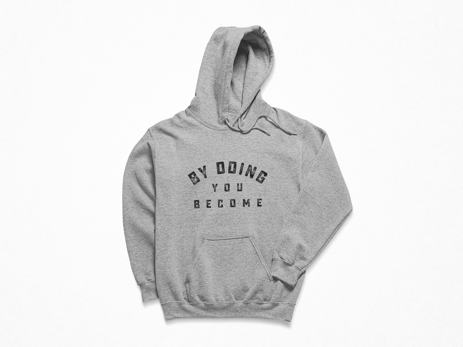 "By Doing You Become" Men's Hoodie