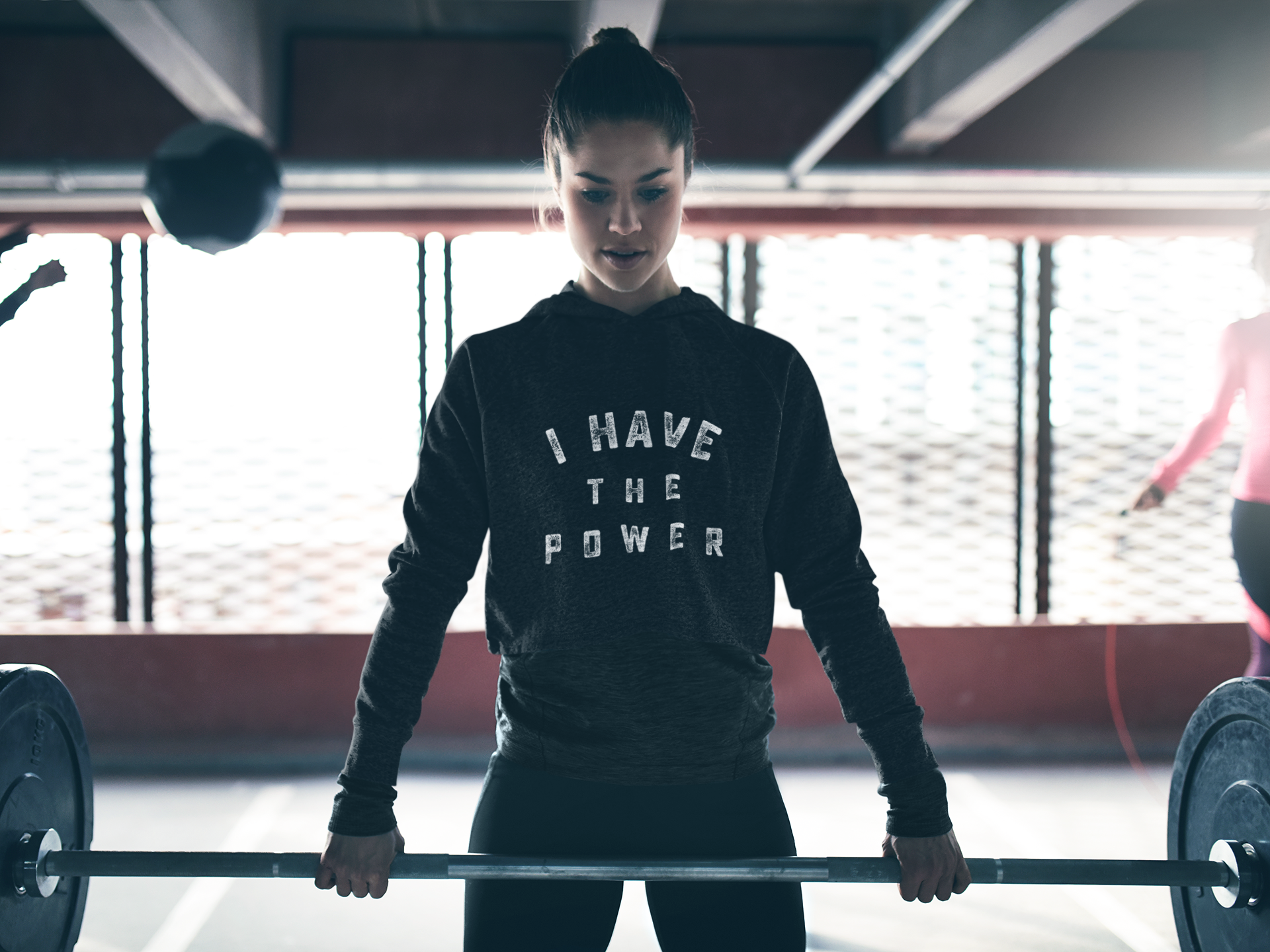 "I Have The Power" Women's Cropped Hoodie